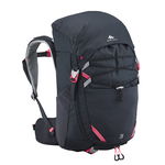 Rucsac Drumeție la munte MH500 28L Gri Copii, QUECHUA