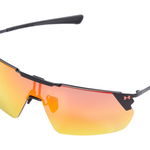 Ochelari Femei Under Armour Litewire Shield Satin Black FrameBlack RubberRose BrownBeta Red Mirror Lens