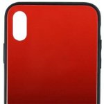 Carcasa Sticla iPhone XS Max Just Must Glass Gradient Red-Black