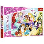 Puzzle Trefl Disney Princess, Printesele si prietenii lor 160 piese, Trefl