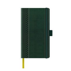 Agenda nedatata A5 - Ivory - Coperta rigida - Dictando - Verde-Auriu | Castelli, Castelli
