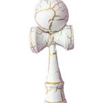 Kendama profesionala alb/auriu, 7KD, BV