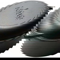 Ceaun din fonta cu capac tip tigaie - cuptor olandez Lodge 25 4 cm 4 7 litri L-8DD3 L-8DD3