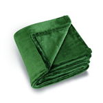 Pătura verde pufoasă Cocoon 130x180 cm