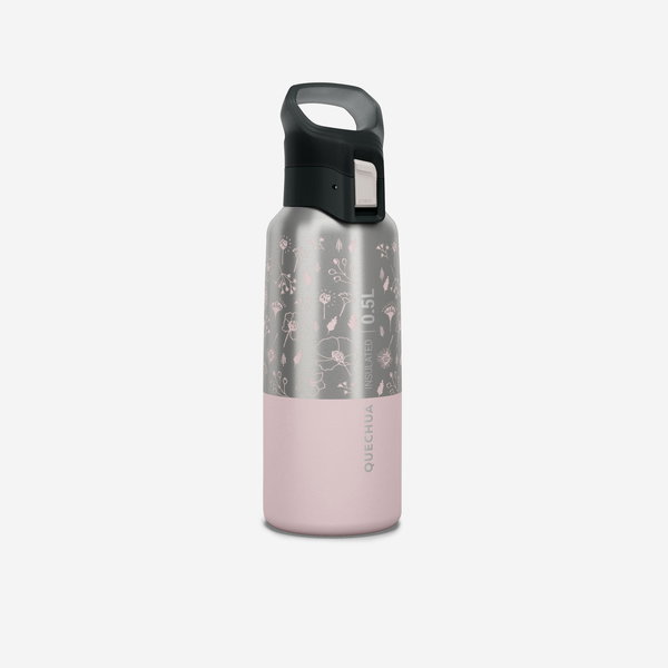 Termos inox cu capac cu deschidere rapidă pentru Drumeție 900 0,5L Albastru,