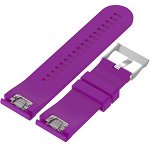 Curea ceas Smartwatch Garmin Fenix 5, 22 mm Silicon iUni Purple