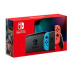 Consola NINTENDO Switch Version 2, HDMI, Bluetooth 4.1, USB Type-C, NFC, 32 GB (Albastru/Rosu)