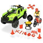 Masina Dickie Toys Playlife Bike Trail Set cu figurina si accesorii, Dickie Toys