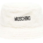 Moschino Teddy bucket hat with logo White, Moschino