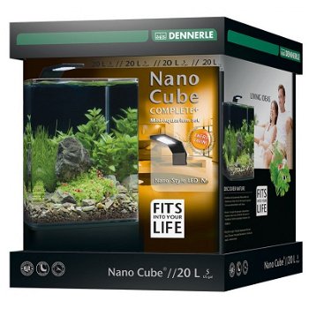 Acvariu din sticla NanoCube Complete Plus 20 L
