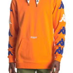Imbracaminte Barbati Kappa Active Authentic Sand Charice Hooded Pullover ORANGE-BLUE ROYA A01