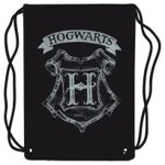 Sac Sport Harry Potter Hogwarts, Negru, 45cm