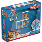 Set de constructie magnetic Geomag, Magicube - Paw Patrol, Chase, Skye si Rocky