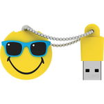 Stick de memorie Emetec SW108 Mister Hawaii 16GB, USB 2.0, Galben