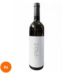 Set 6 x Vin Rosu Crama Rasova Moft Cabernet & Syrah & Pinot Noir & Feteasca Neagra, Demisec, 0.75 l