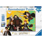 Jucarie Childrens puzzle The young wizard Harry Potter (100 pieces), Ravensburger