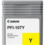 Cerneală Canon Cerneală Canon PFI107Y Galben 130 ml, Canon