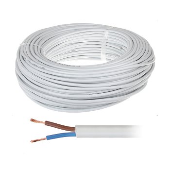Cablu de alimentare MYYM 2x2.5 (100M), rotund bifilar litat, OEM