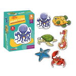 Set 6 Puzzle Bebe Animale Marine, Krista