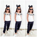 Tricou Logo Minnie si Pantaloni, Pentru Fetite, 4-10 ani, CaroKids