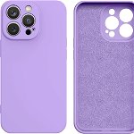 Husa din silicon pentru iPhone 14 Plus din seria Silicone Case in violet, ForIT