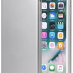 Carcasa iPhone 7/8/SE2020/SE2022 Meleovo Pure Gear II Silver(metalizata fina, interior piele intoars