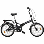 Bicicleta Citybike, pliabila, pentru adulti, Torpado, Negru