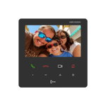 Post interior videointerfon color Hikvision DS-KH6110-WE1, 4.3-inch colorful touch screen, rezolutie: 480 × 272, Colorful TFT, 9, HIKVISION