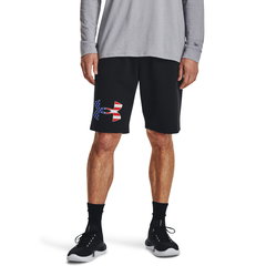 Imbracaminte Barbati Under Armour Freedom Rival Big Flag Logo Shorts BlackWhite, Under Armour