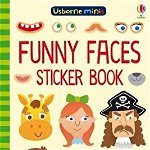 Funny Faces Sticker Book (Usborne Minis)