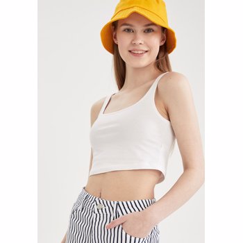 Pantaloni scurti in dungi cu talie inalta