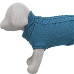 Trixie Kenton, pulover, pentru caini, albastru, M: 50 cm, Trixie