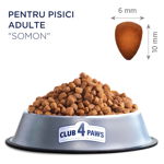 Hrana uscata Club 4 Paws Premium pentru pisici, cu somon, 14 kg