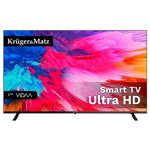 Televizor LED Kruger&Matz 139 cm 55" KM0255UHD-V, Ultra HD 4K, Smart TV, WiFi, CI+