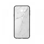 Carcasa Sticla Samsung Galaxy J4 Plus Just Must Glass Print White Marble