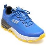 Pantofi SKECHERS albastri, MAX PROTECT, din material textil, Skechers