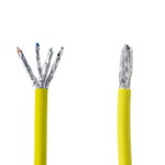 Cablu de retea S/FTP CAT7 PNI SF07 la metru 10Gbps, 1000MHz, pentru internet si sisteme de supraveghere, cupru