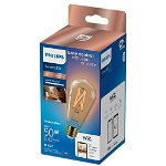 Philips Bec LED inteligent vintage (decorativ) Filament Bulb Amber ST64