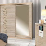 DRESSING TANYA 3, SONOMA 200 CM, liderfurniture.ro