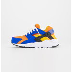 Nike, Pantofi sport cu aspect contrastant Huarache Run, Galben, Portocaliu mandarina, Albastru royal, 38 EU