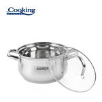 Heinner Semiola inox + capac, 22 x 12.5 CM, 4.7 L, Baza inductie, AMIRA