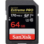 SanDisk Extreme PRO SD 64GB + 2 Ani RescuePRO Deluxe (produs original)