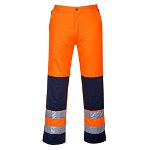 Pantaloni de protectie reflectorizanti portocaliu Portwest Hi-Vis Marime S, Portwest