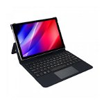 Tableta iHunt Tablet PC 10 PRO 10.1 4G Dual Sim cu Tastatura IPS FullHD Octa-Core 64GB 4GB RAM 7680mAh Camera 13MP Gray, iHunt
