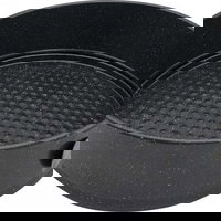Forma rotunda pentru tort Kinghoff, Kh-1546, Inel detasabil, Metal, 26 cm, Negru