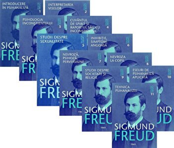 Pachet Opere Esentiale Sigmund Freud, 11 volume - Sigmund Freud