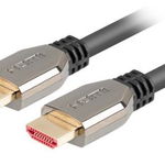 Cablu premium HDMI v.2.1 8K la 60Hz, 1 metru, Lanberg 42895, suport DSC 1.2, Dinamic HDR, eARC, ALLM, QFT