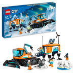 LEGO® City - Vehicul de explorare arctica si laborator mobil 60378, 489 piese, Lego