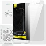 Tempered Glass Baseus Corning for iPhone 13 Pro Max/14 Plus with built-in dust filter, Baseus