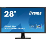 Monitor IVAY Prolite X2888HS MVA, 28", 16:9, 1920 x 1080, HDMI, VGA, DVI, Display Port, Wide, Negru